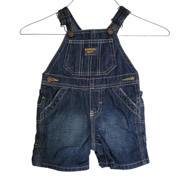 Denim Overall Shorts for Kids, Size: 6-9 Months - Picture 11 of 11